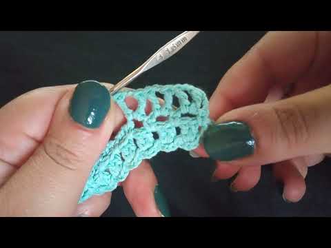crochet collar  with hook. row 1-6 / ნაქსოვი საყელო ყაისნაღით. რიგი: 1-6